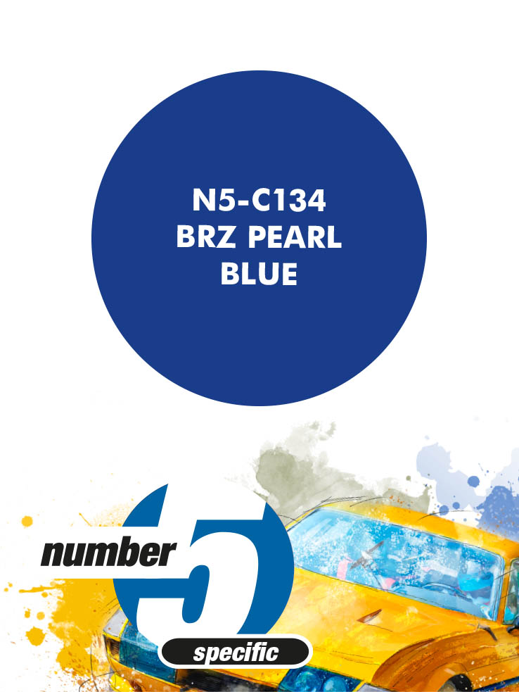 N5-C134 /BRZ Pearl Blue/ paint for airbrush 30ml, Number Five