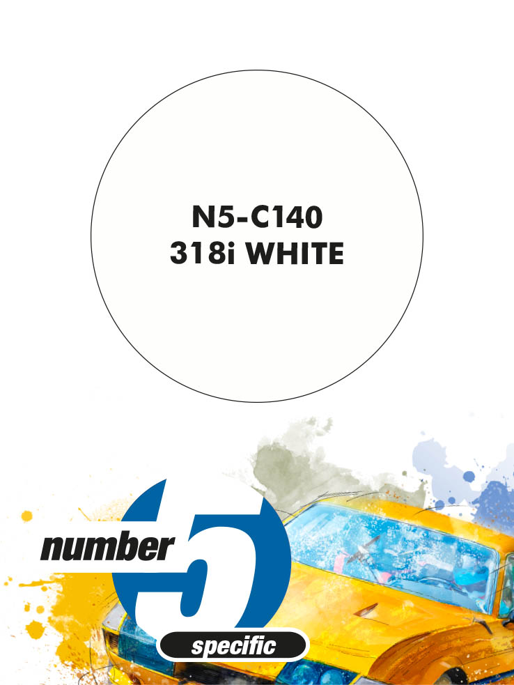 N5-C140 /318i White/ paint for airbrush 30ml, Number Five