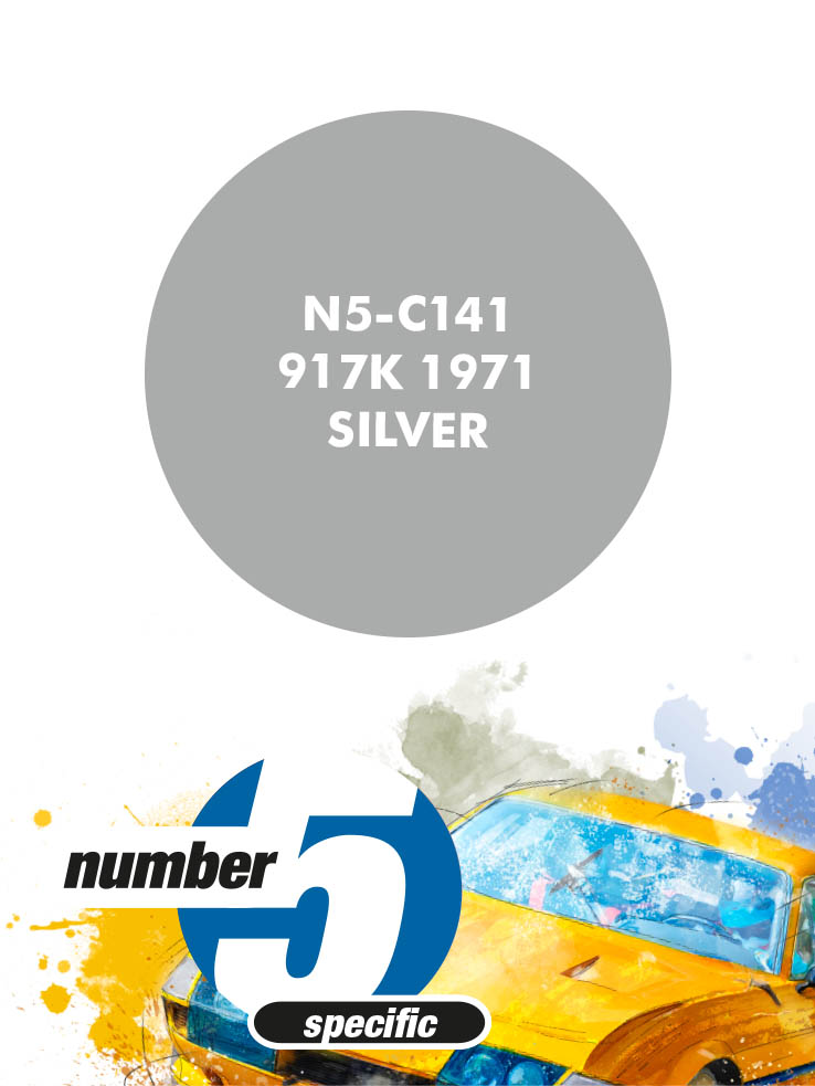 N5-C141 /917K 1971 Silver/ paint for airbrush 30ml, Number Five