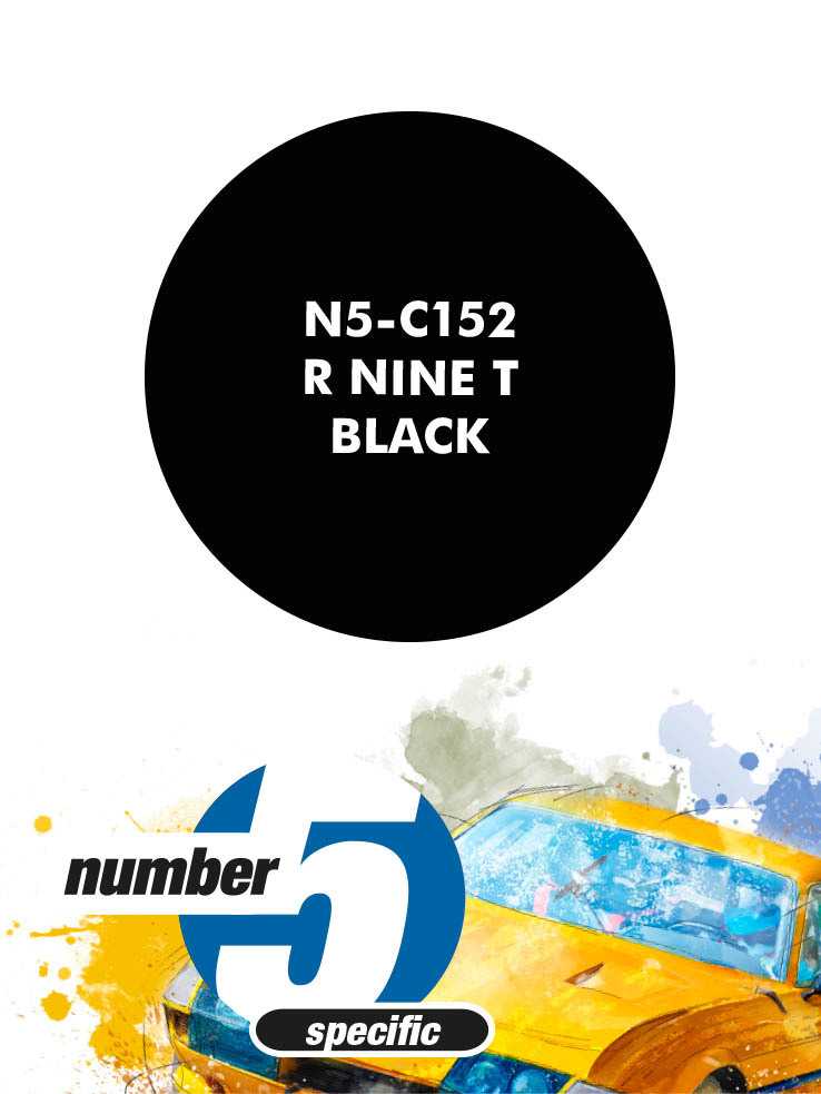 N5-C152 /R NineT Black/ paint for airbrush 30ml, Number Five