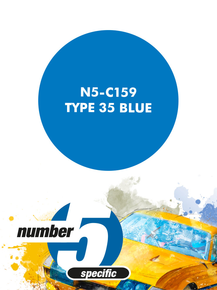 N5-C159 /Type 35 Blue/ paint for airbrush 30ml, Number Five