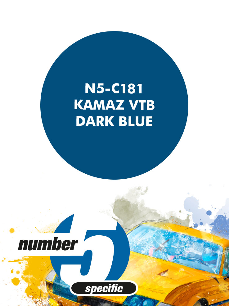 N5-C181 /Kamaz VTB Dark Blue/ paint for airbrush 30ml, Number Five