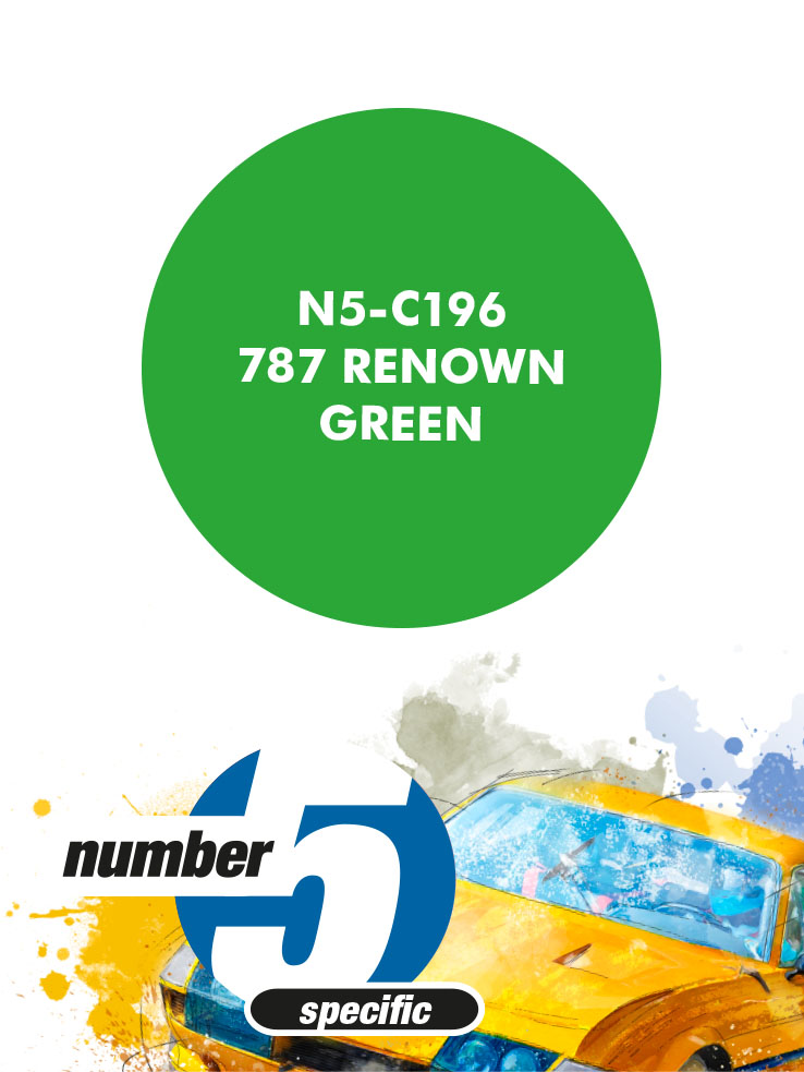 N5-C196 /787B Renown Green/ paint for airbrush 30ml, Number Five