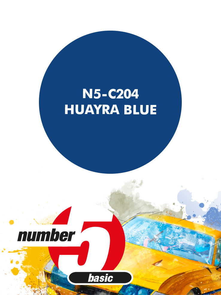 N5-C204 /Huayra Blue/ paint for airbrush 30ml, Number Five