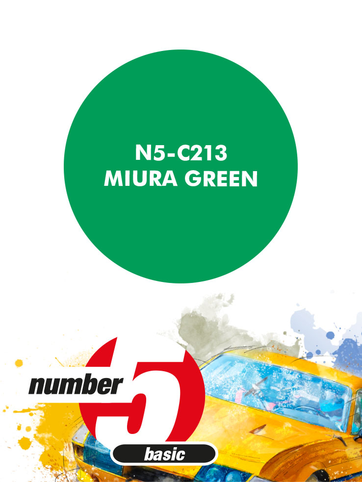 N5-C213 /Miura Green/ paint for airbrush 30ml, Number Five