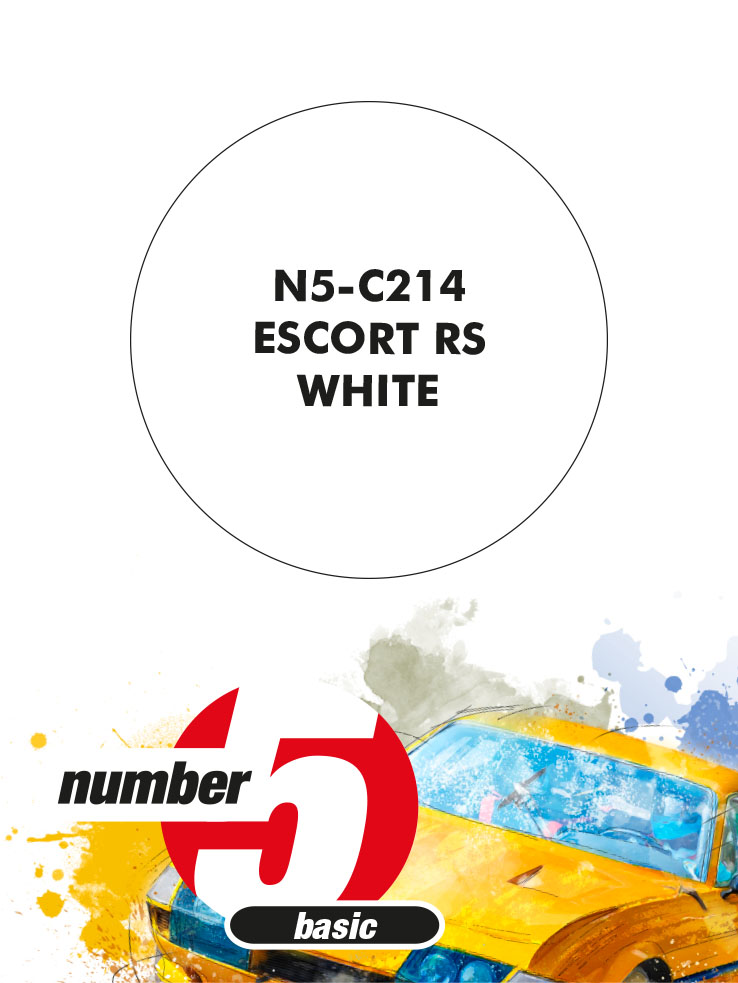N5-C214 /Escort RS White/ paint for airbrush 30ml, Number Five