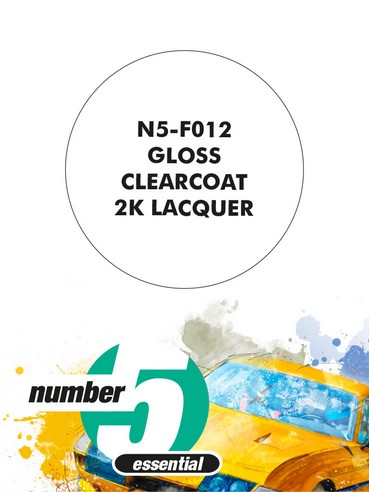 N5-F012 Gloss clearcoat 2K lacquer 100ml, Number Five