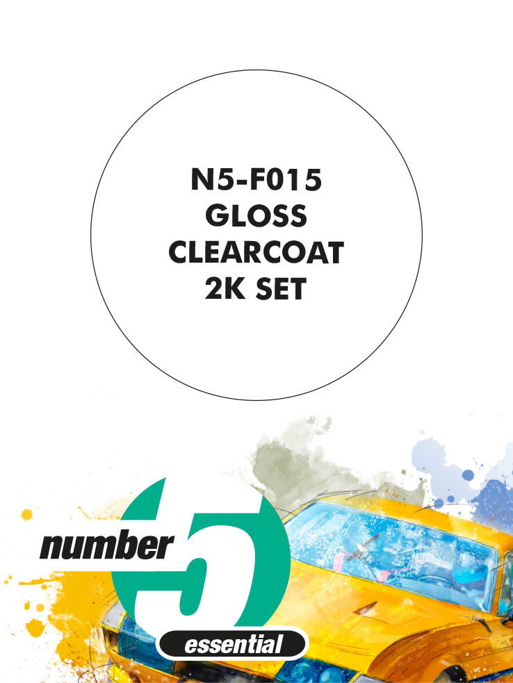 N5-F015 Clearcoat 2K lacquer set 2 x 30ml, Number Five
