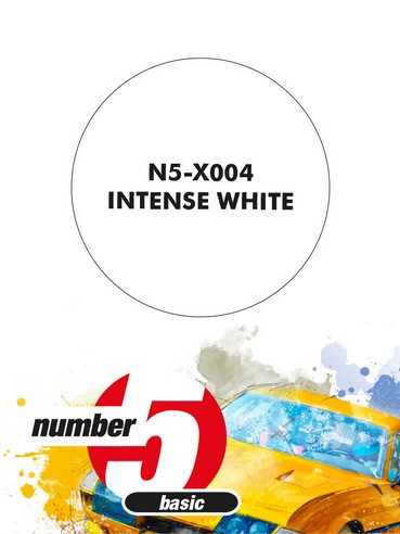 N5-X004 /Intense White/ paint for airbrush 30ml, Number Five