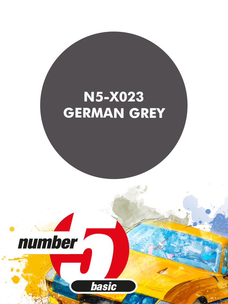N5-X023 /German Grey/ paint for airbrush 30ml, Number Five