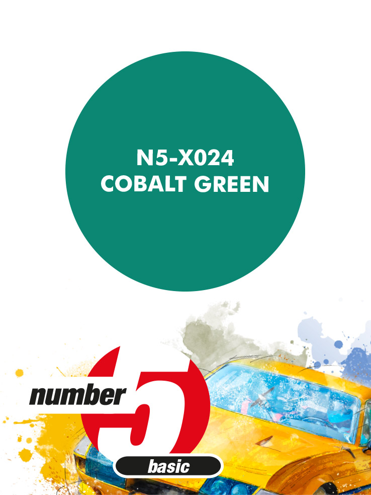 N5-X024 /Cobalt Green/ paint for airbrush 30ml, Number Five