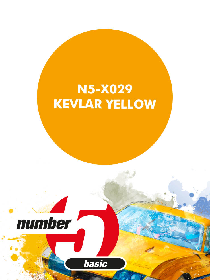 N5-X029 /Kevlar yellow/ paint for airbrush 30ml, Number Five