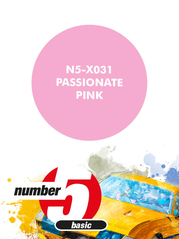 N5-X031 /Passionate Pink/ paint for airbrush 30ml, Number Five