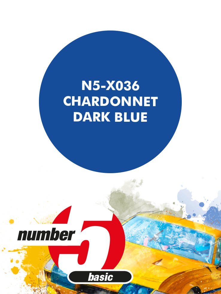 N5-X036 /Chardonnet Dark Blue/ paint for airbrush 30ml, Number Five