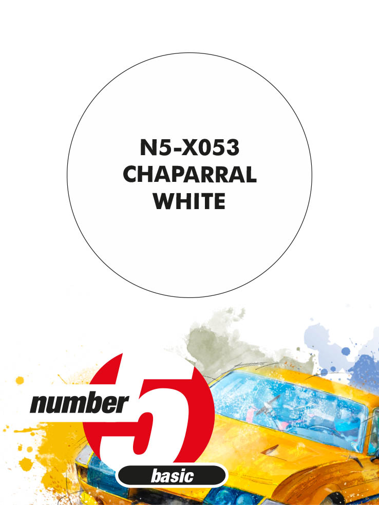 N5-X053 /Chaparral White/ paint for airbrush 30ml, Number Five