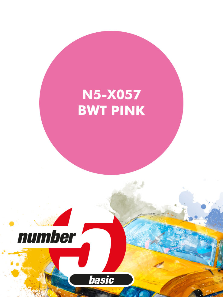 N5-X057 /BWT Pink/ paint for airbrush 30ml, Number Five