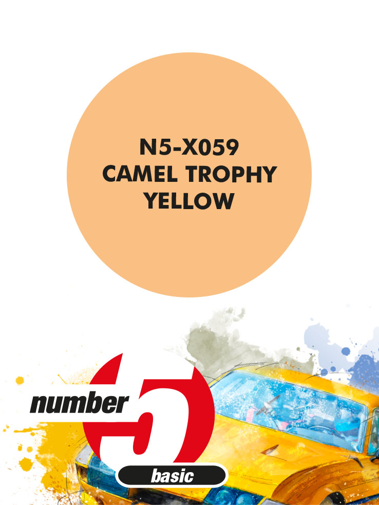 N5-X059 /Camel Trophy Yellow/ paint for airbrush 30ml, Number Five