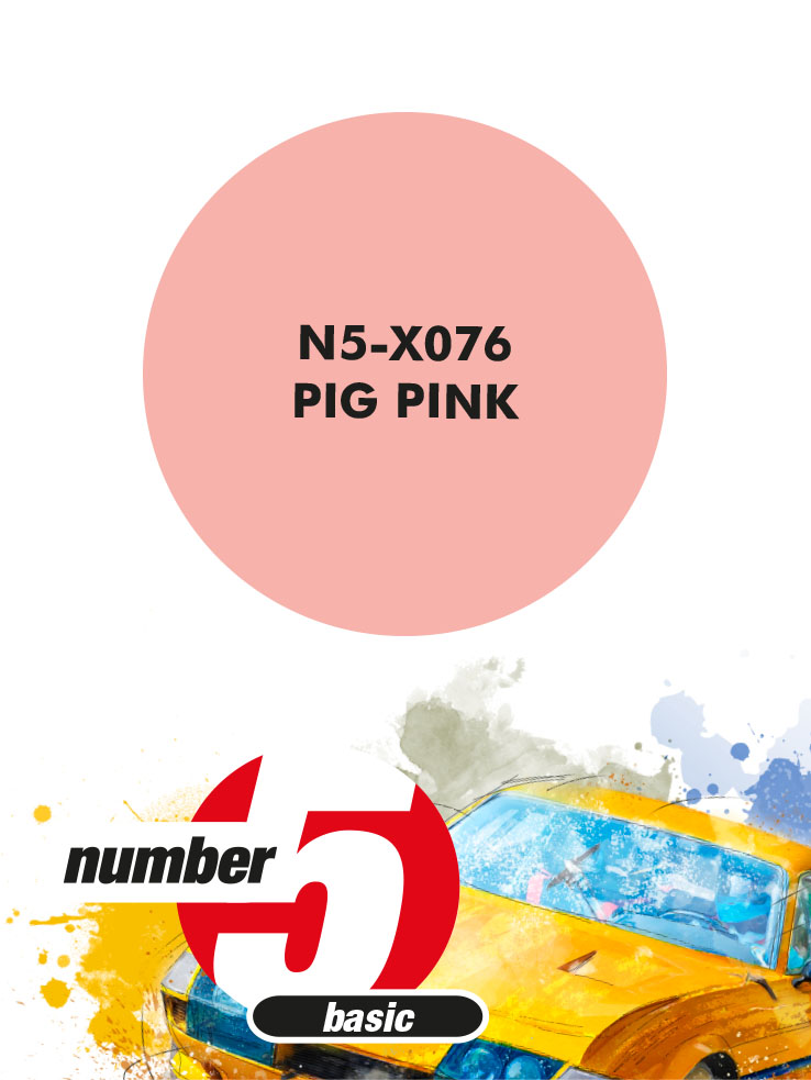 N5-X076 /Pig Pink/ paint for airbrush 30ml, Number Five
