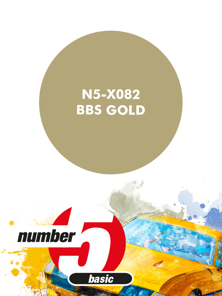 N5-X082 /BBS Gold/ paint for airbrush 30ml, Number Five