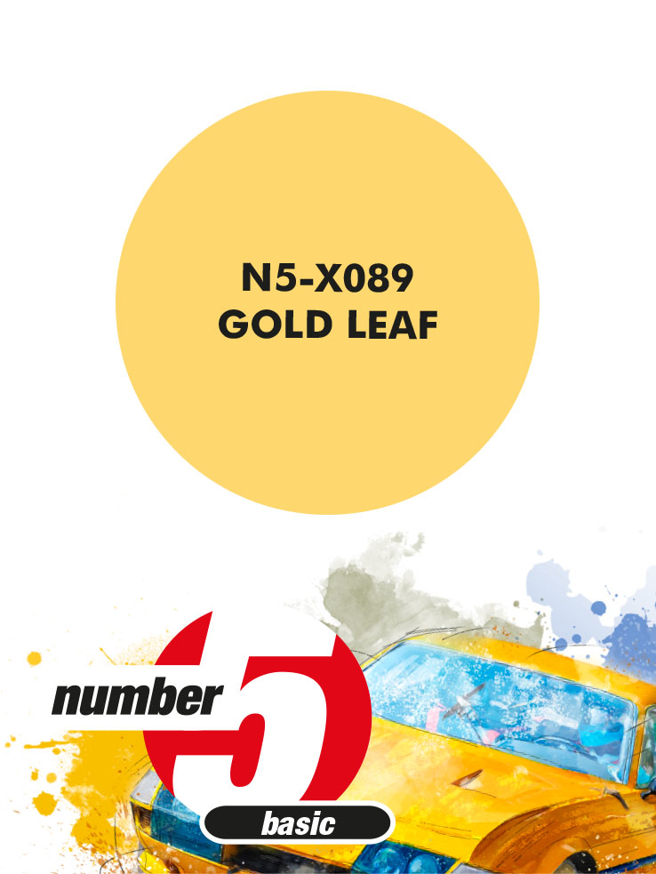 N5-X089 /Gold Leaf/ paint for airbrush 30ml, Number Five