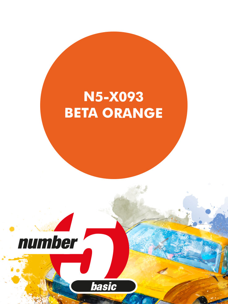N5-X093 /Beta Orange/ paint for airbrush 30ml, Number Five