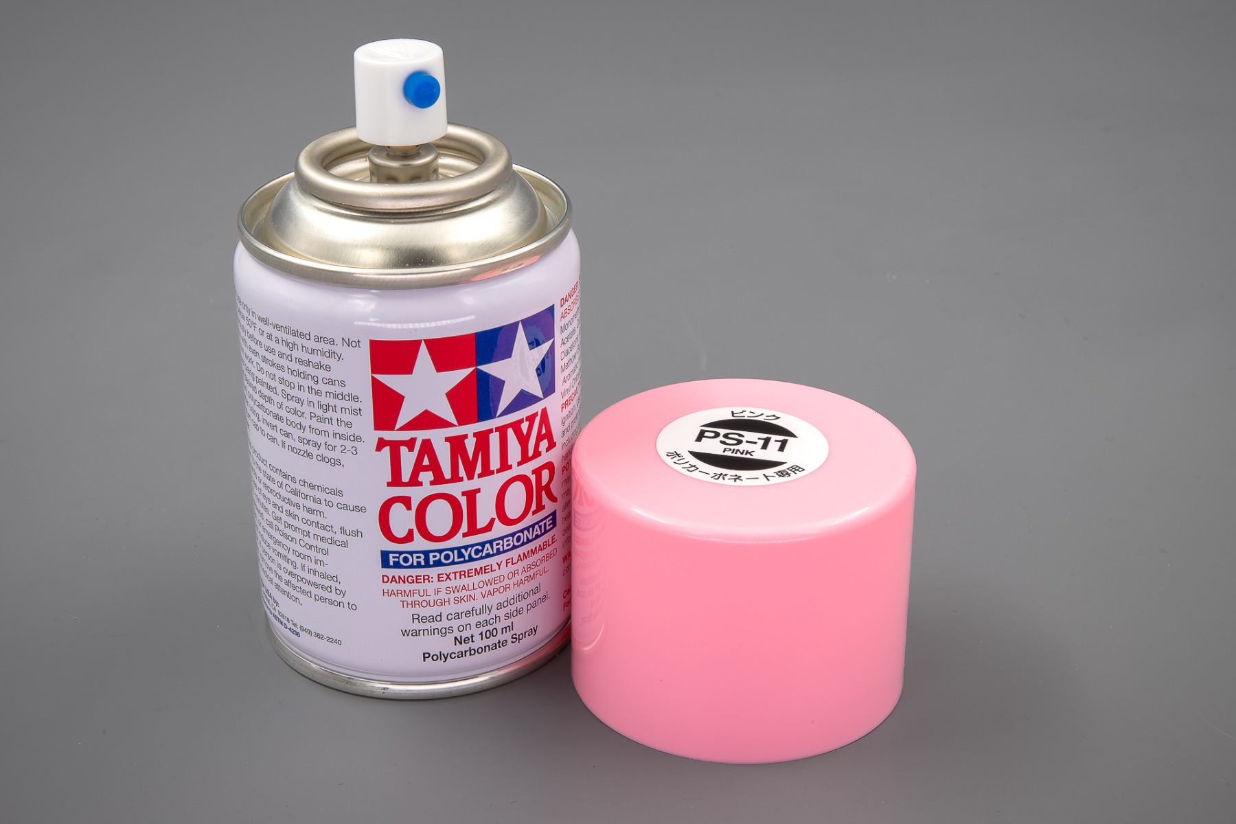 Tamiya TA86011 PS-11 Pink Spray Paint for Polycarbonate, 100ml