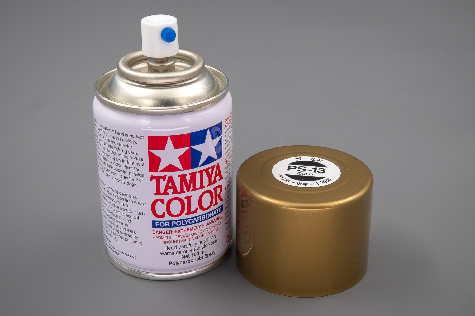 Tamiya TA86013 PS-13 Gold Spray Paint for Polycarbonate, 100ml