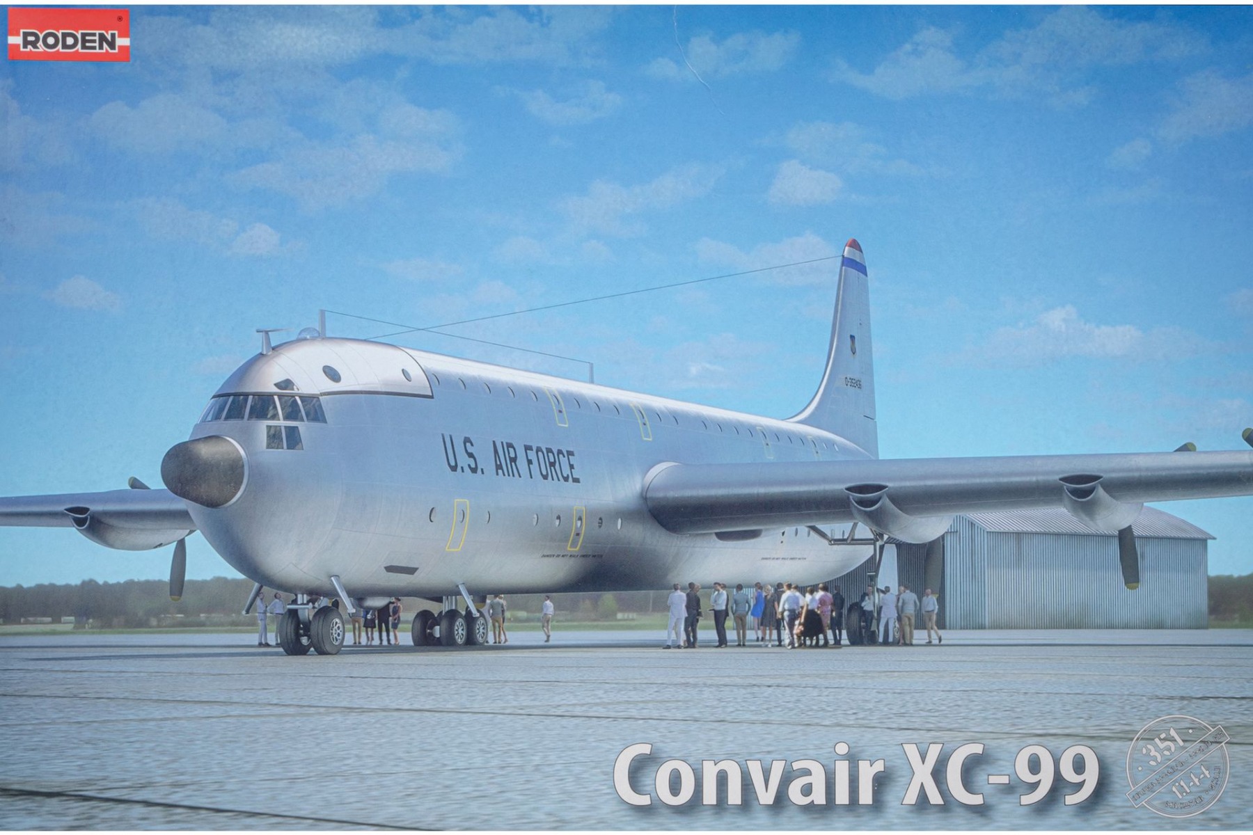 Roden ROD351 Convair XC-99, American Heavy Transport Aircraft, model kit