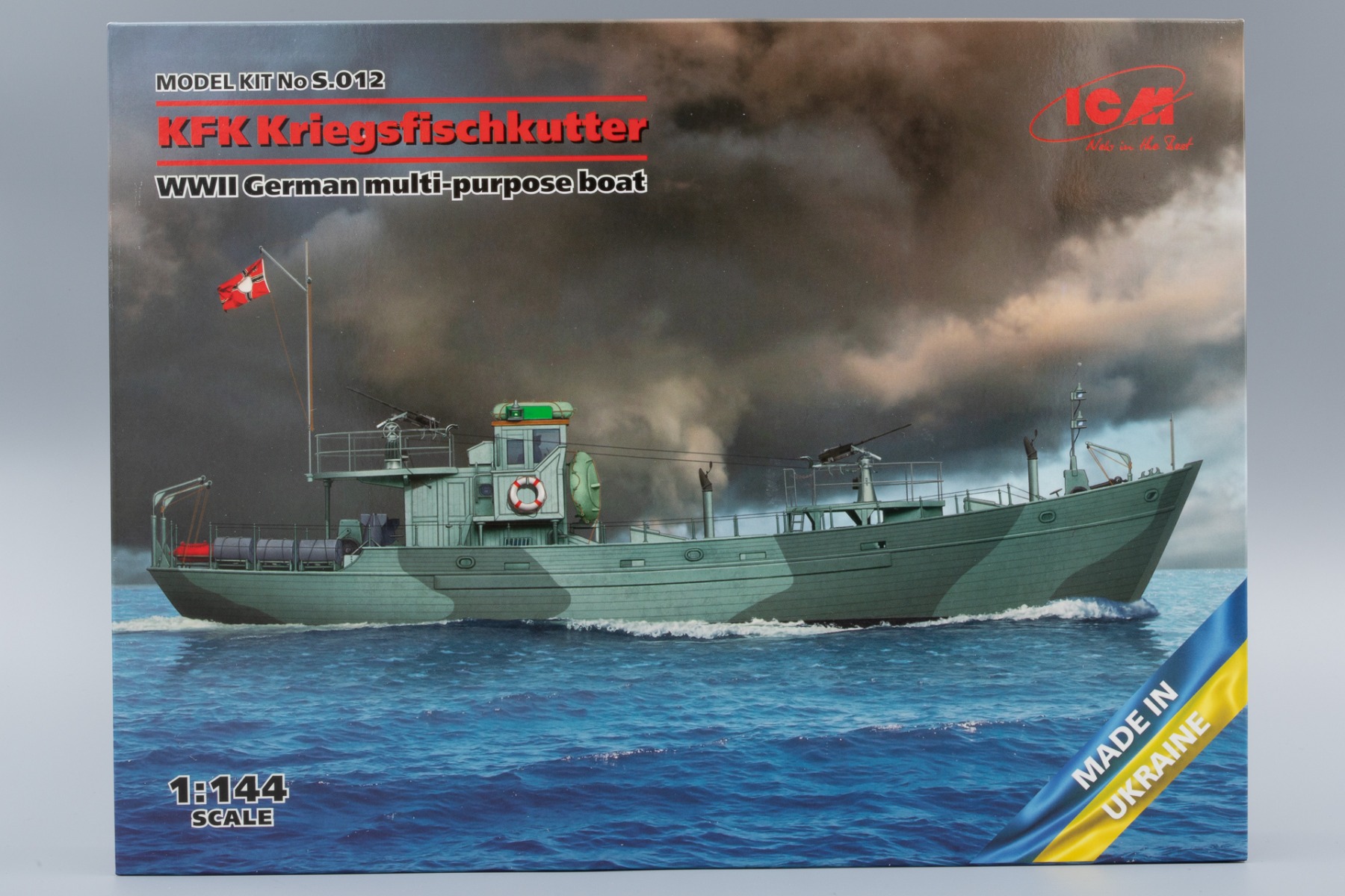 ICMS.012 KFK Kriegsfischkutter WWII German multi-purpose boat, model kit