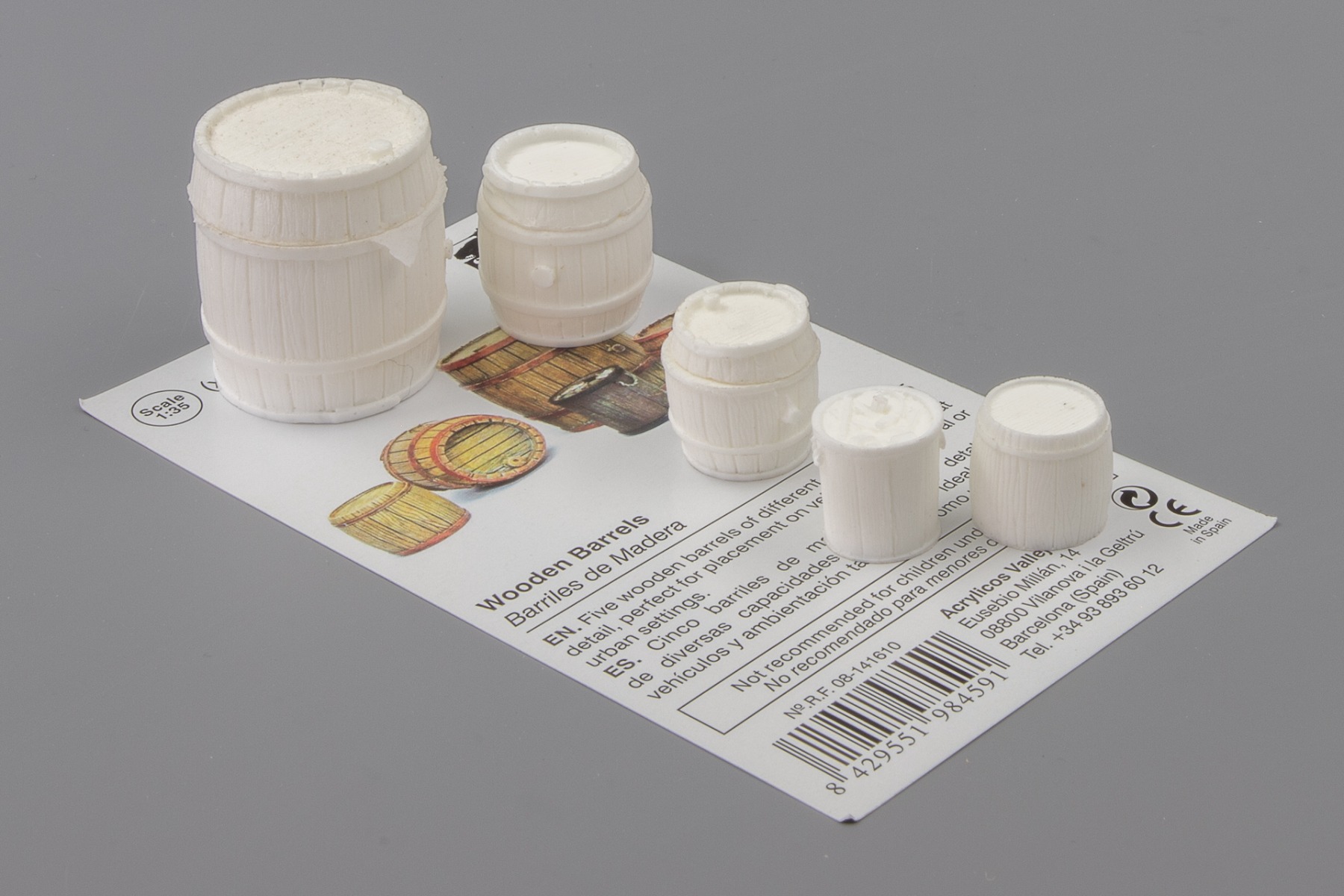 Vallejo SC225 Wooden Barrels, model kit