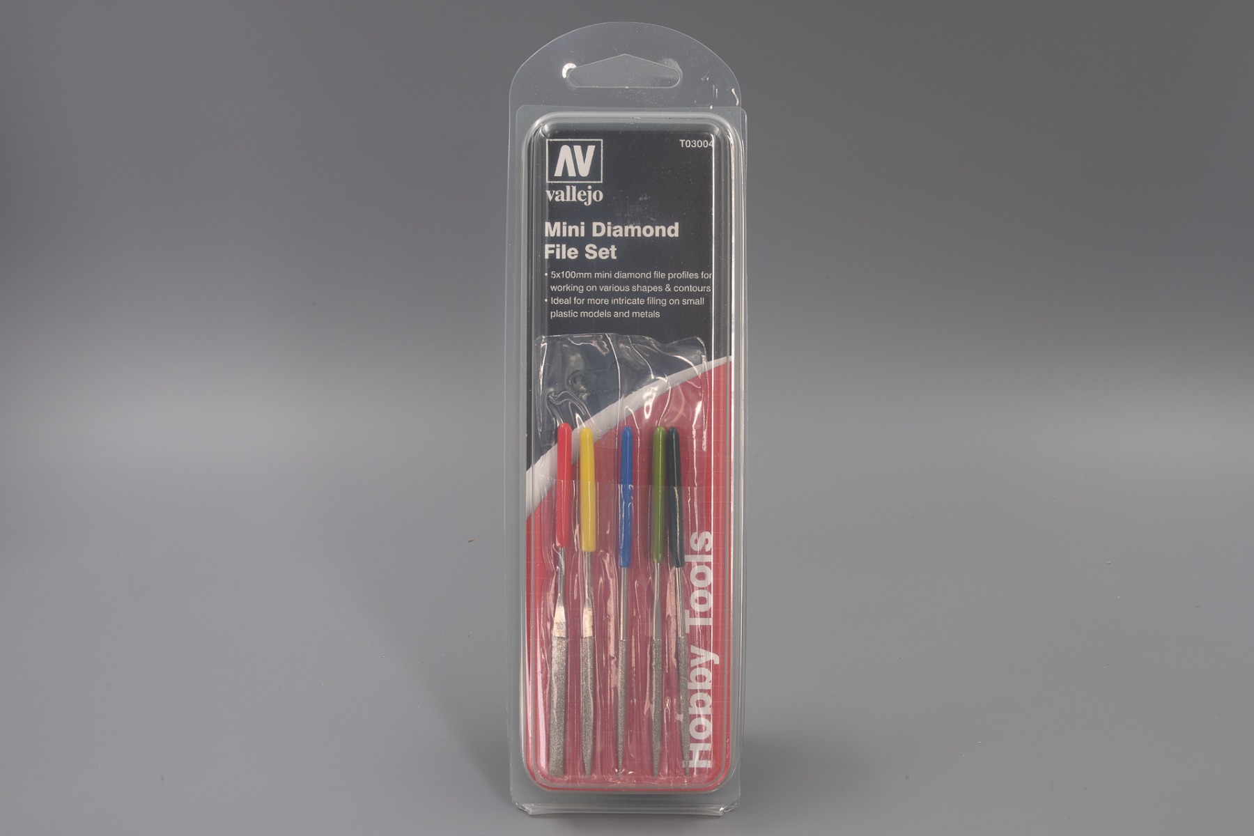 Vallejo T03004 Diamond File 100mm, set 5pcs