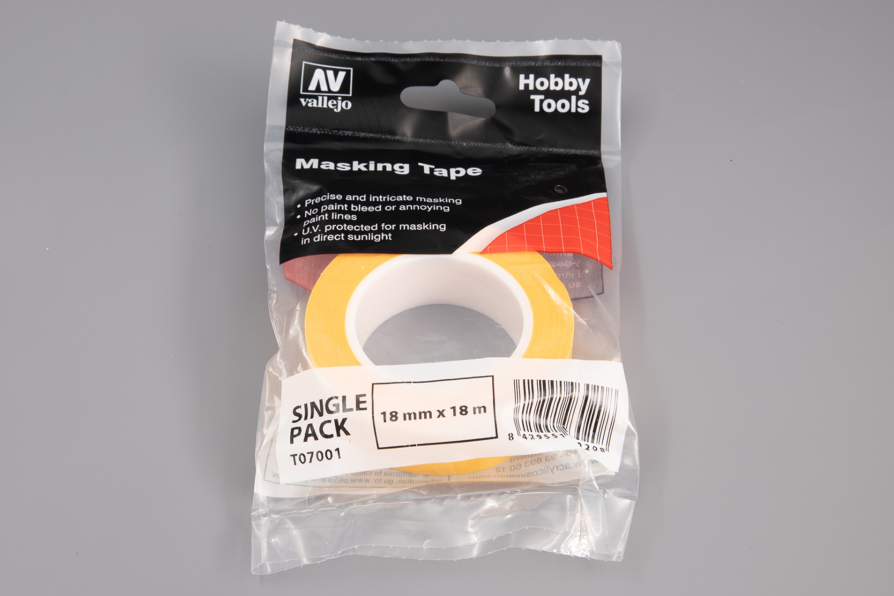 Vallejo T07001 Precision Masking Tape 18mmx18m