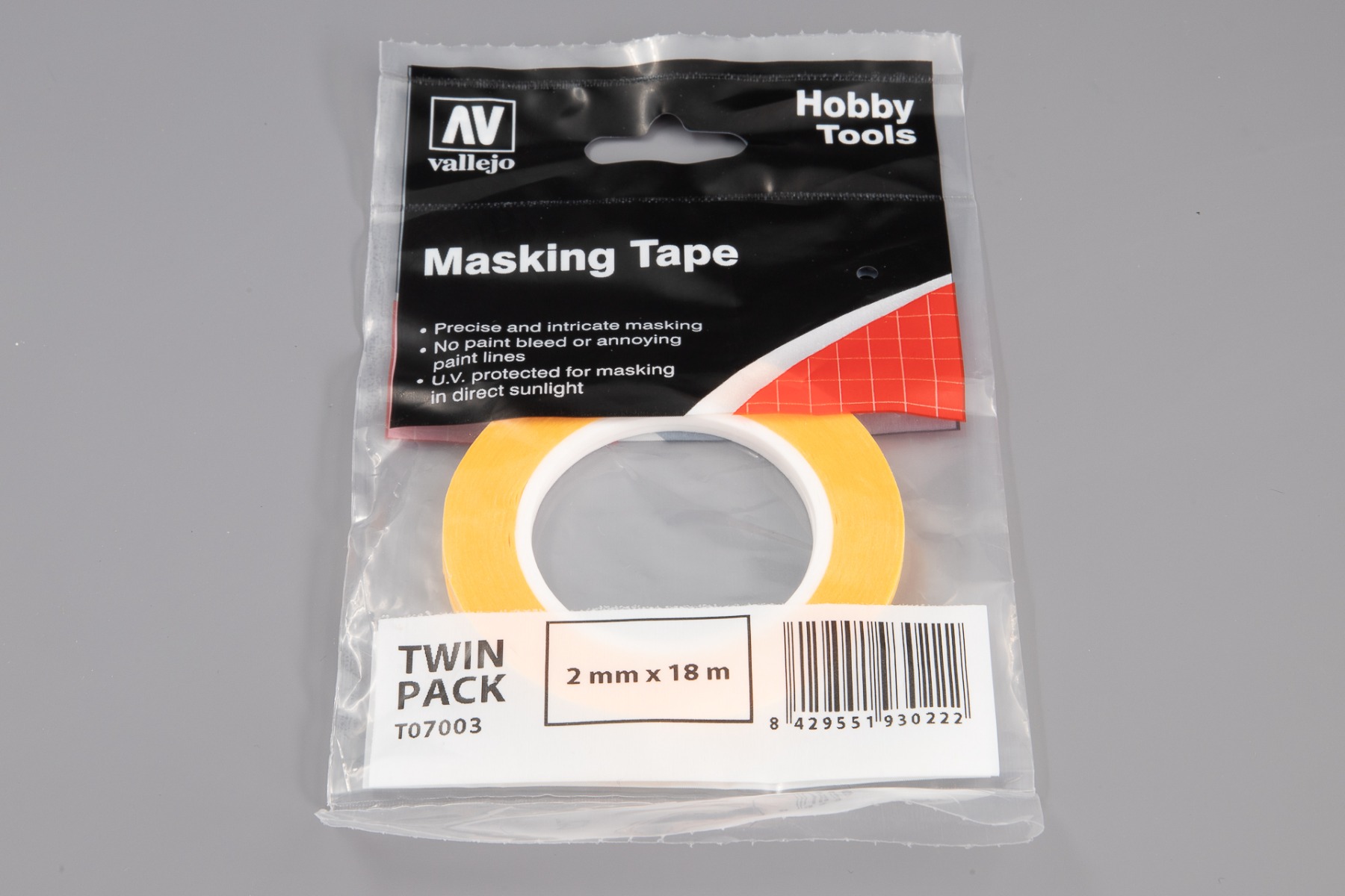 Vallejo T07003 Precision Masking Tape 2mmx18m (Twin Pack)