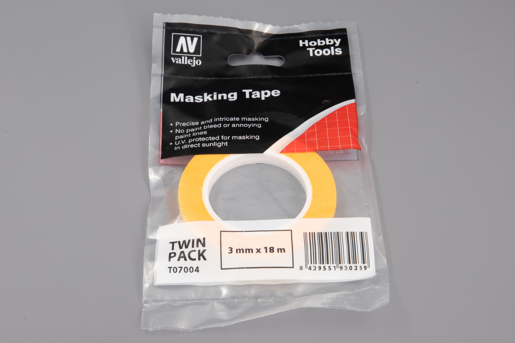 Vallejo T07004 Precision Masking Tape 3mmx18m (Twin Pack)