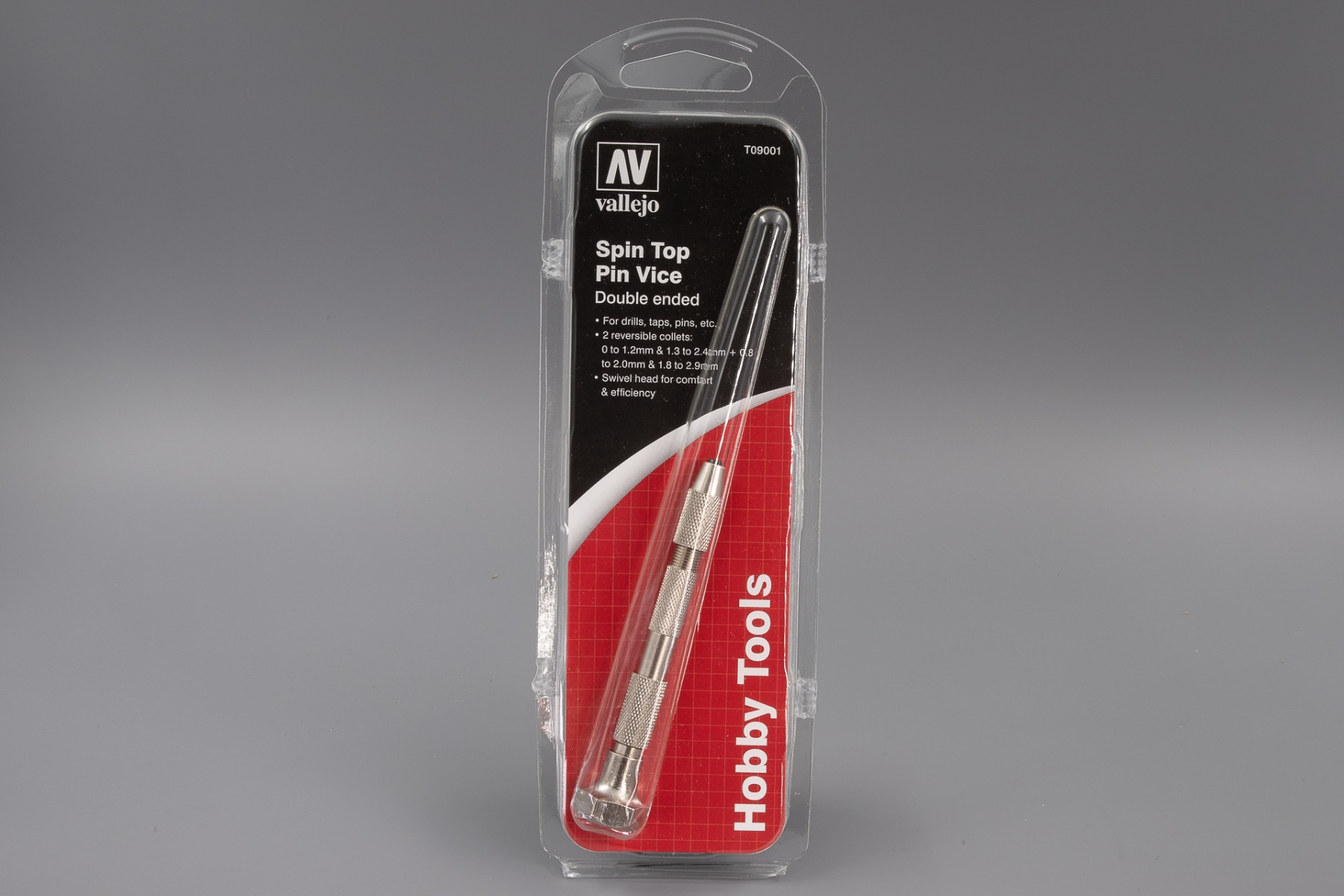 Vallejo T09001 Pin vice - double ended, swivel top