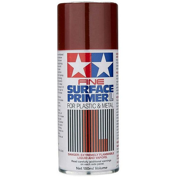 Tamiya TA87160 Fine Surface Primer, Oxide Red (180ml)
