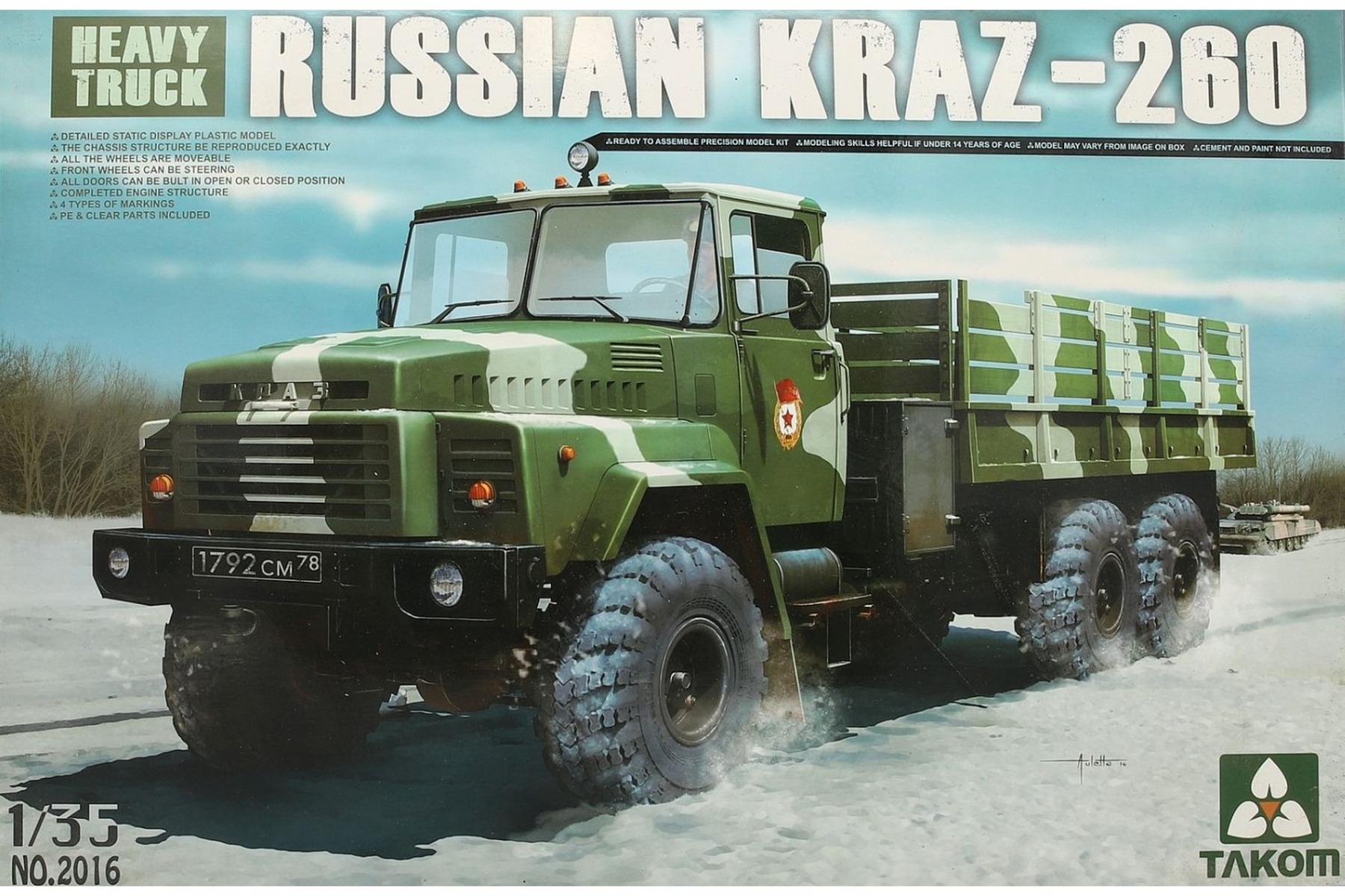 TAKOM2016 Heavy Truck Russian KRAZ-260