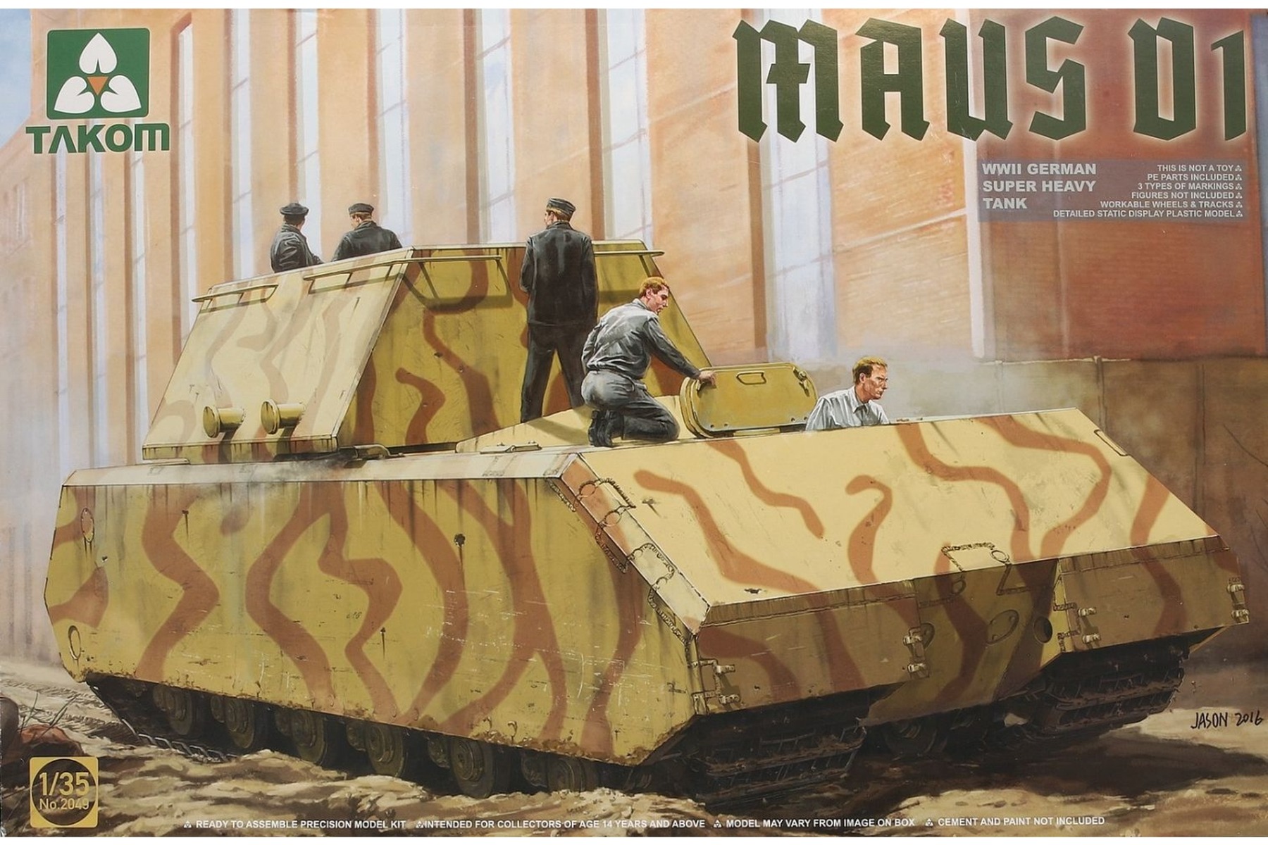 TAKOM2049 WWII German Super Heavy Tank Maus V1