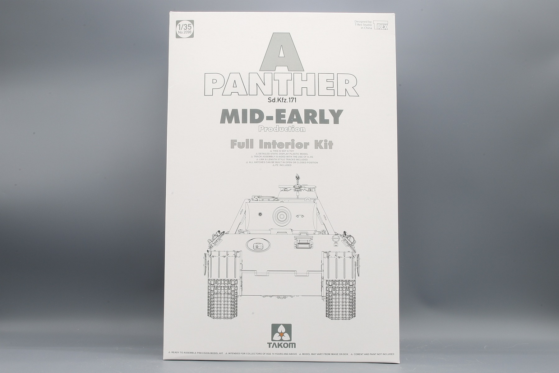 TAKOM2098 Sd.Kfz. 171 Panther Ausf. A Mid-Early Production (Full Interior Kit)