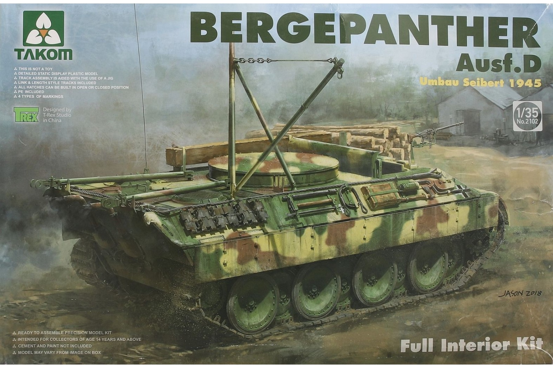 TAKOM2102 Bergepanther Ausf. D Umbau Seibert 1945