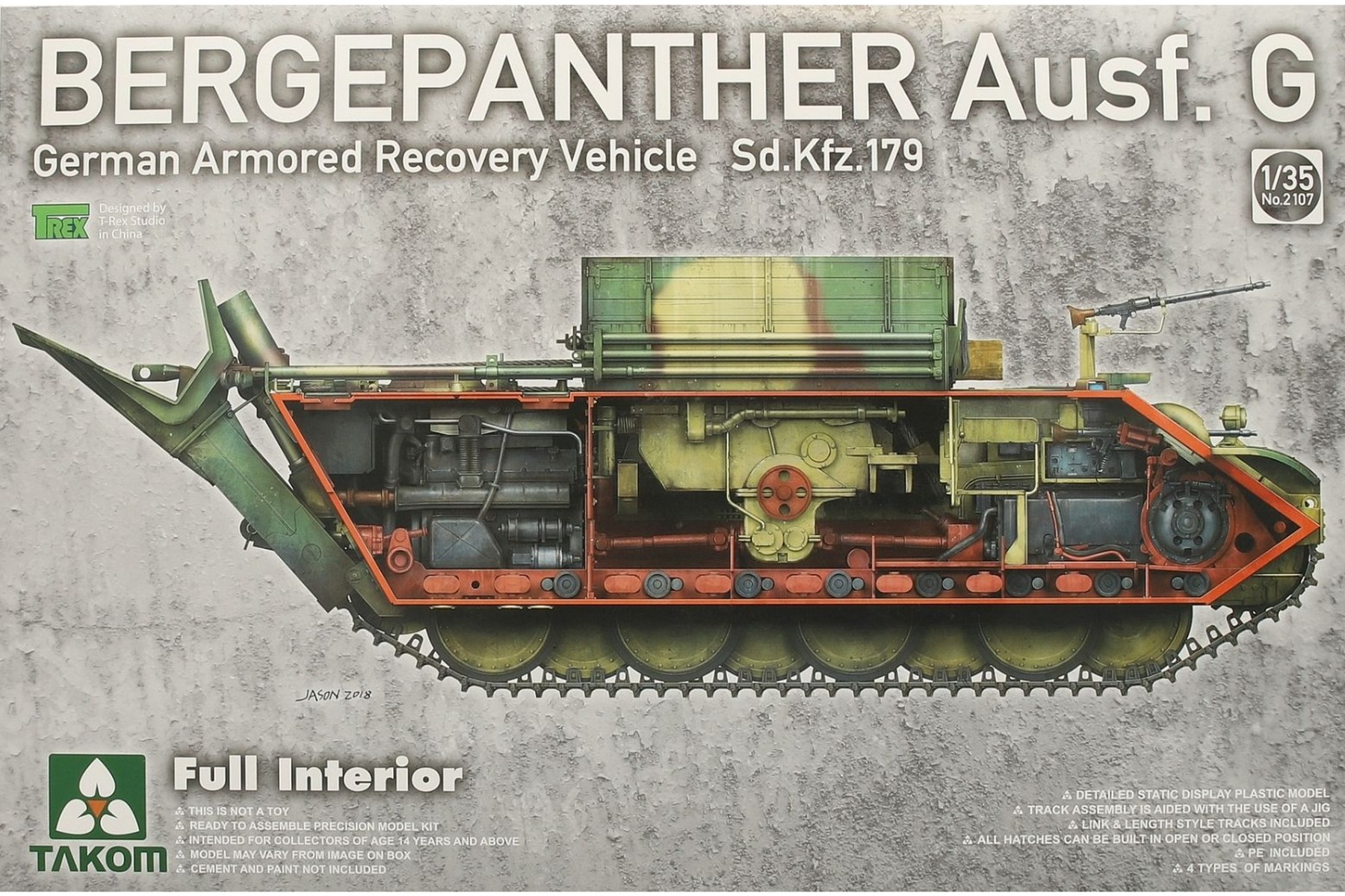 TAKOM2107 Bergepanther Ausf. G Full Interior