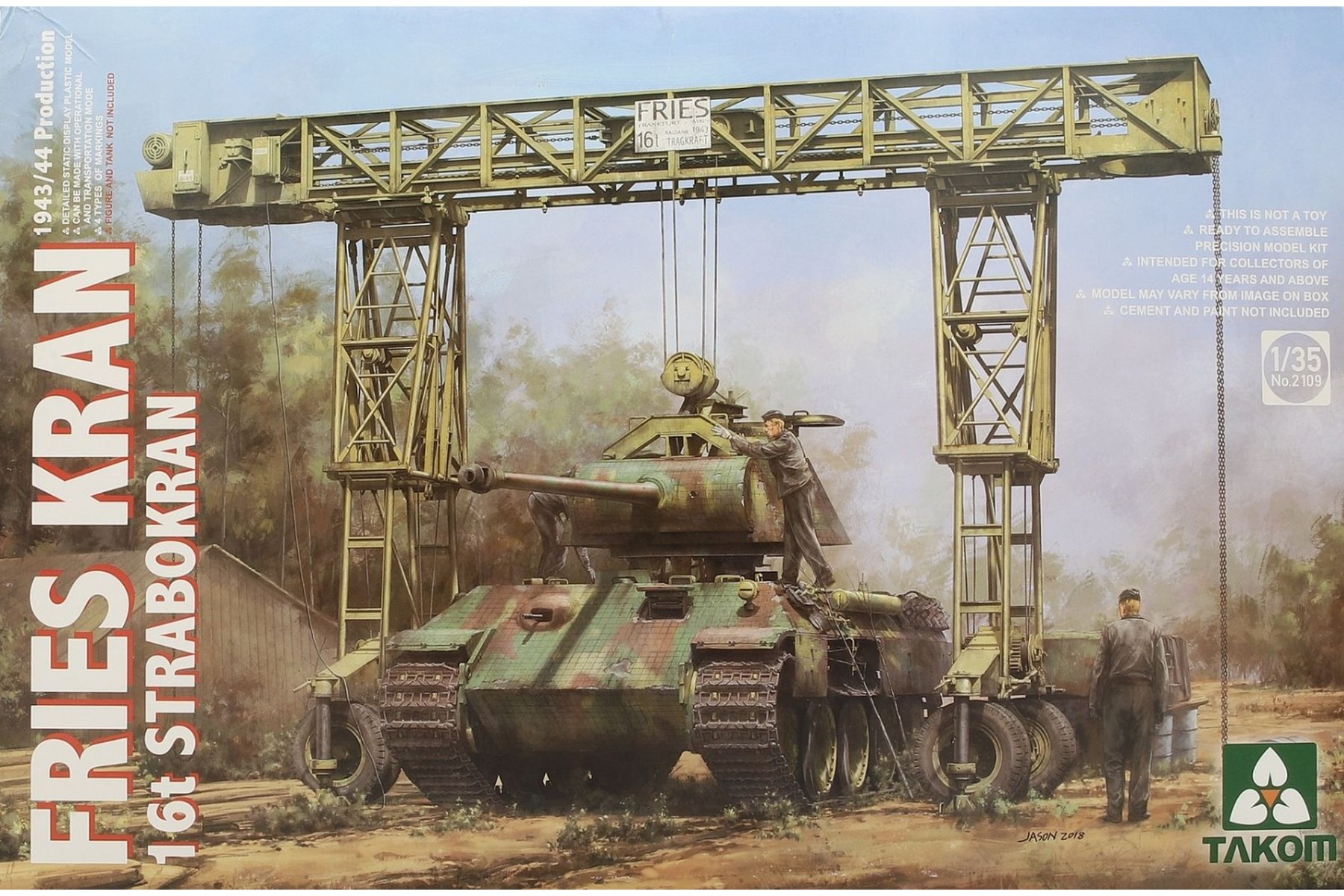 TAKOM2109 Fries Kran 16t Strabokran 1943/1944 Production