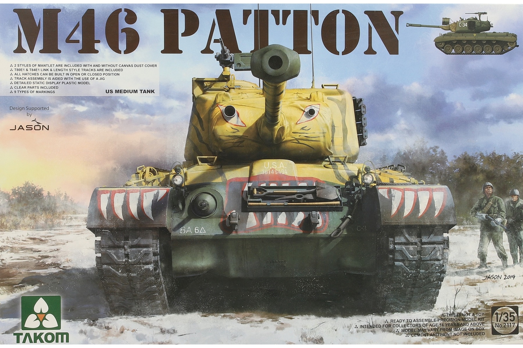 TAKOM2117 M46 Patton US Medium Tank