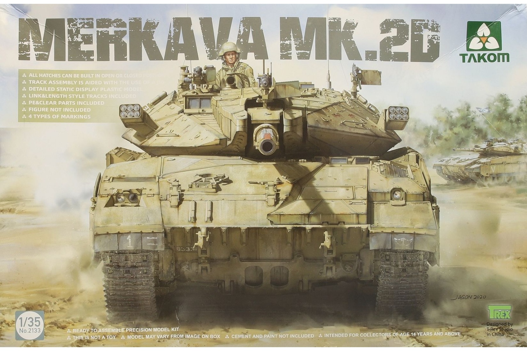 TAKOM2133 Merkava 2D Israel Defence Forces Main Battle Tank