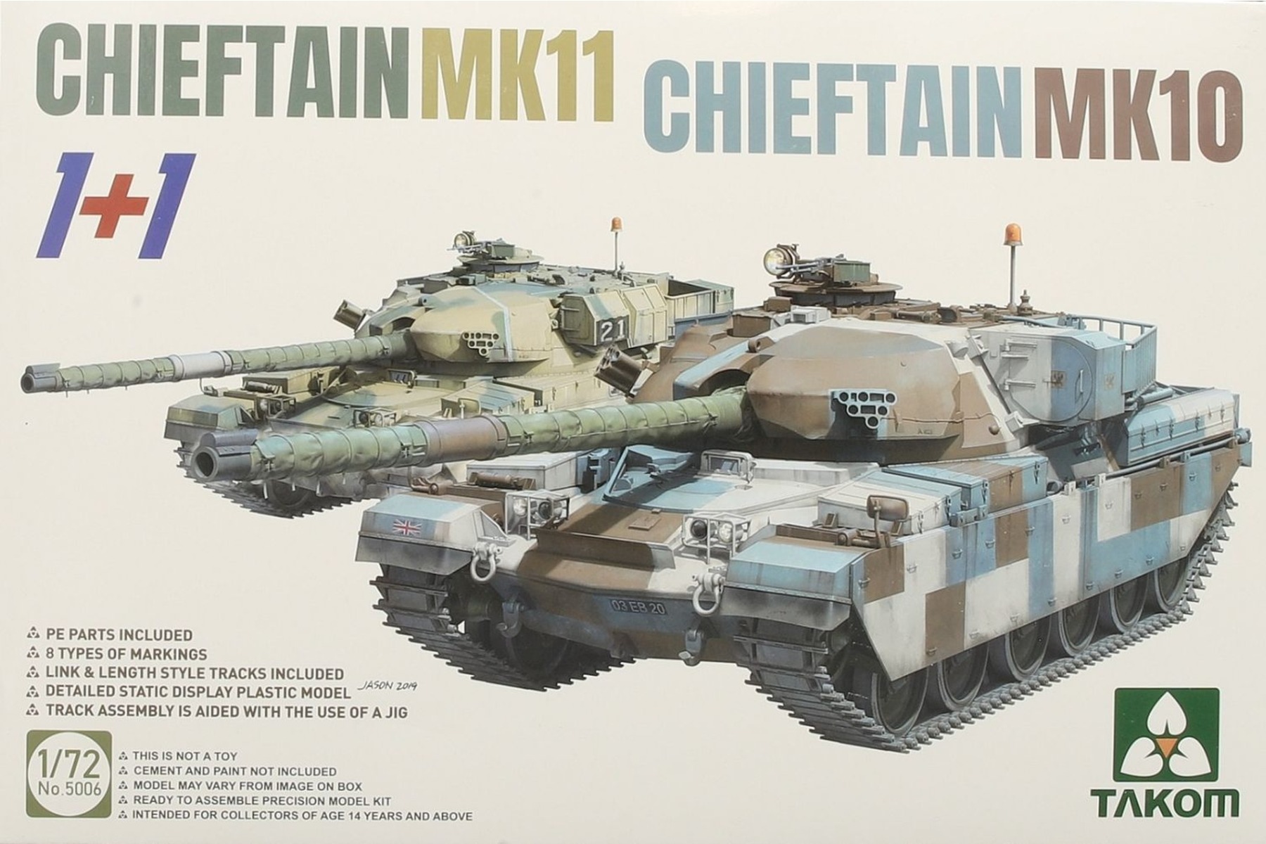 TAKOM5006 Chieftain MK10 and Chieftain MK11 1+1