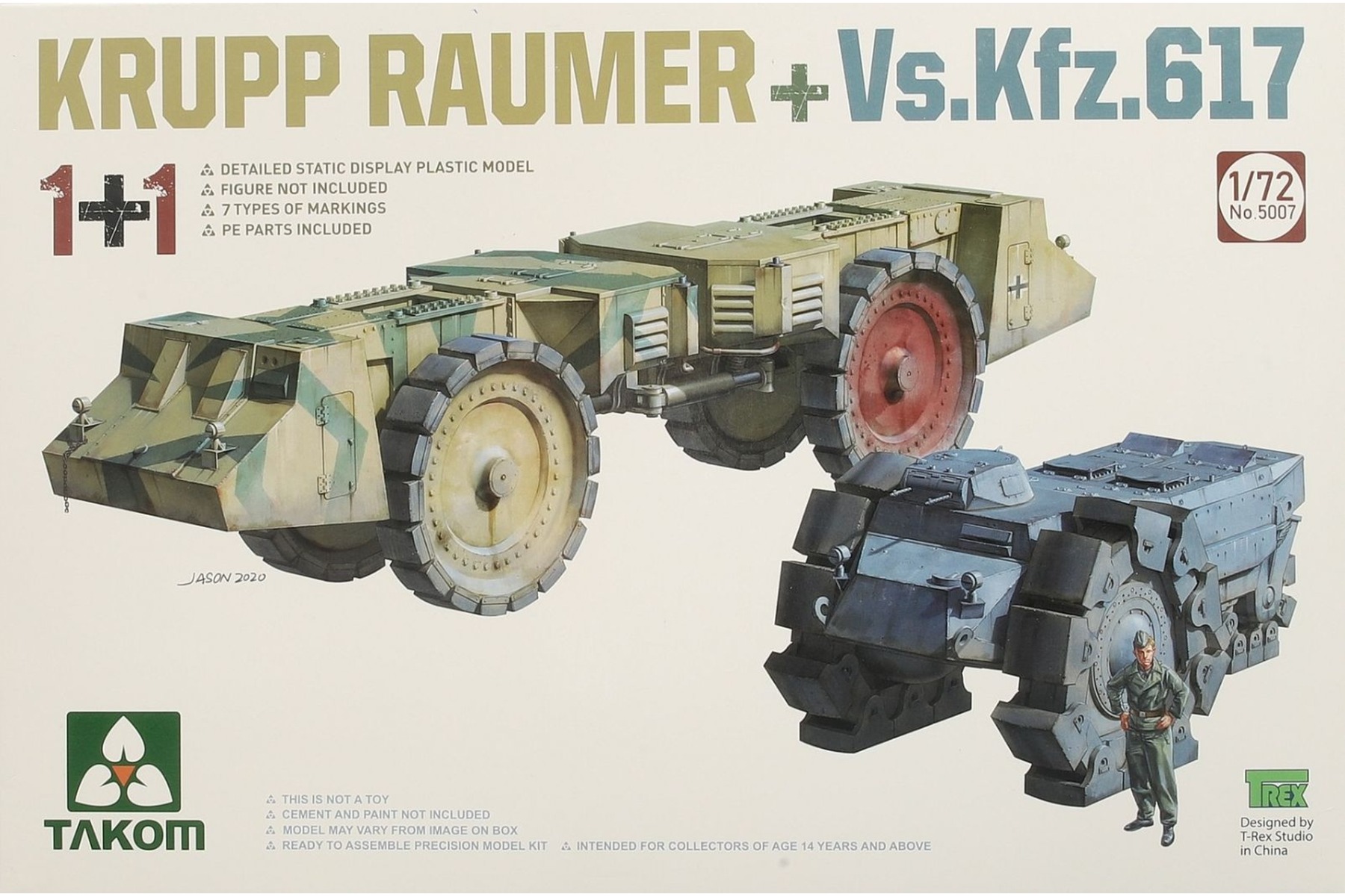 TAKOM5007 Krupp Raumer with Vs.Kfz. 617