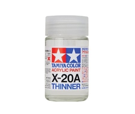 Tamiya TA81030 Acrylic Thinner, X20A 46 ml