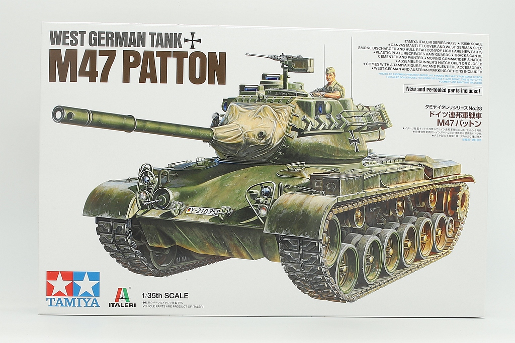 Tamiya TA37028 M47 Patton West German Tank