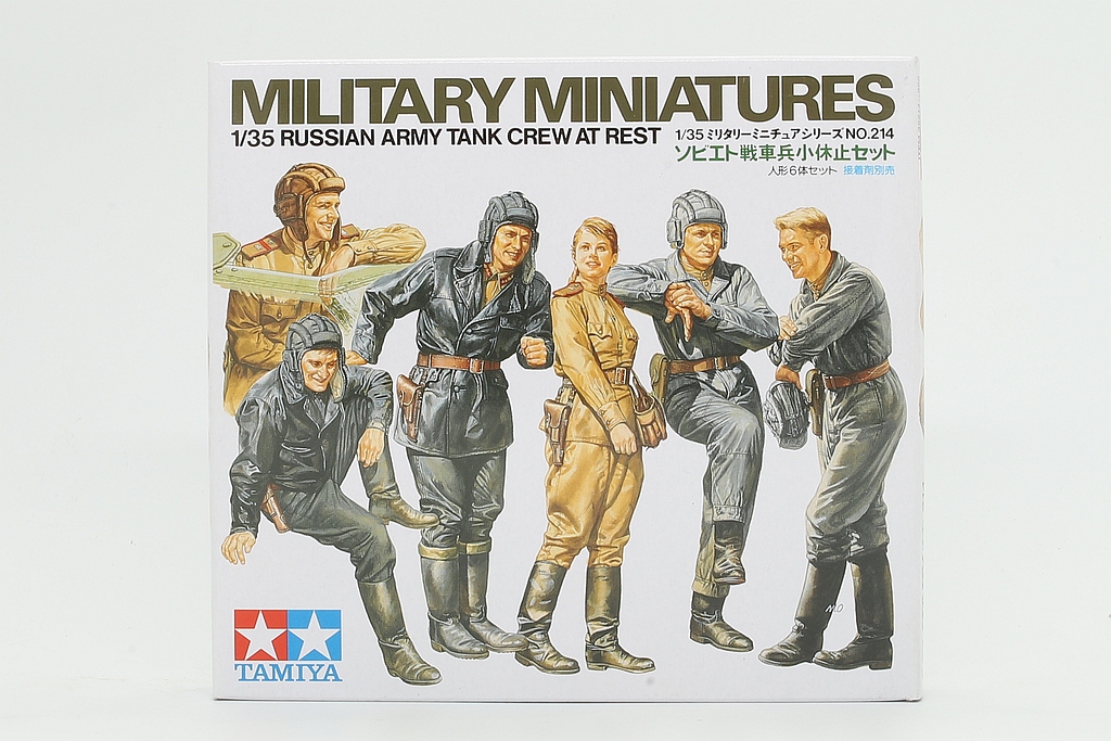 Tamiya TA35214 Russian Army Tank Crew at Rest