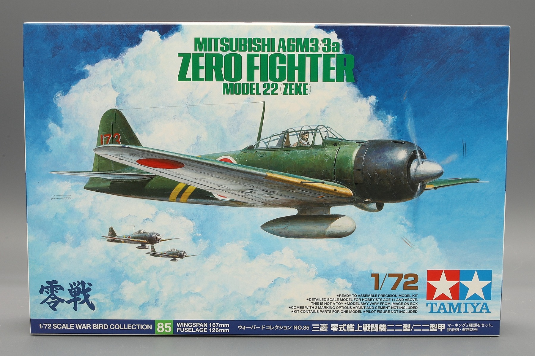 Tamiya TA60785 Mitsubishi A6M3/3a Zero Fighter Model 22 (Zeke)
